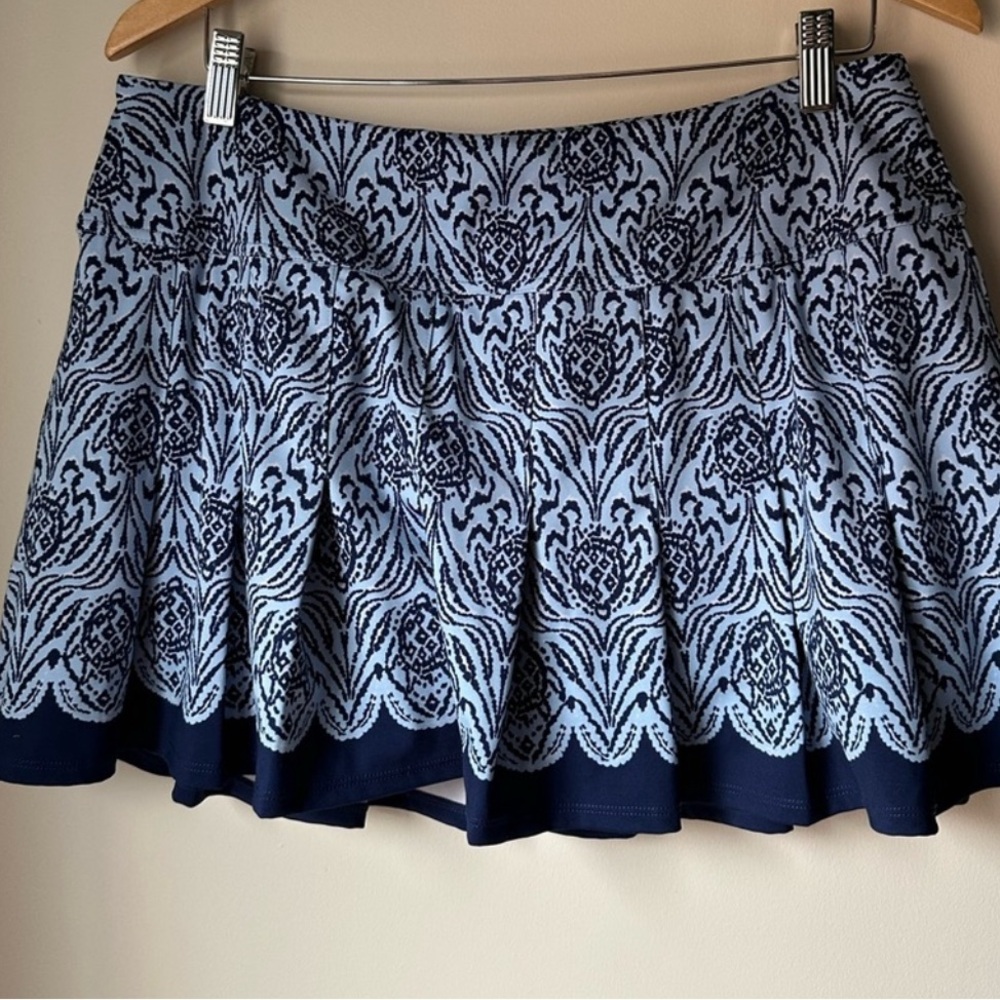 Blue Patterned Skirt - Picture 2 of 2